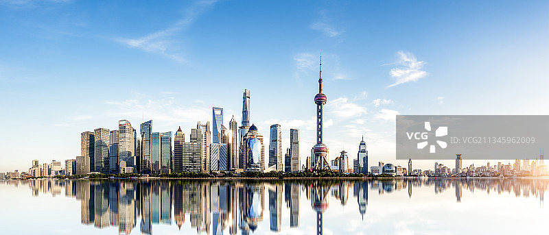 上海北外滩城市风光全景图片素材