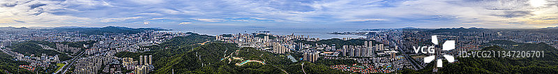 珠海城市风光全景图图片素材