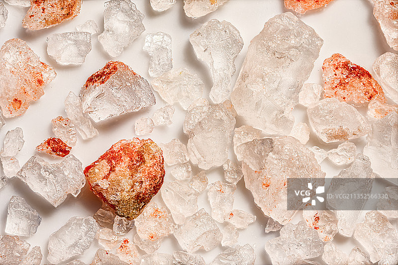 喜马拉雅山岩盐结晶体微距特写图片素材