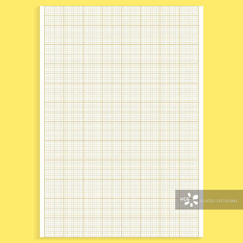 网格纸逼真的空白横线纸在纸图片素材