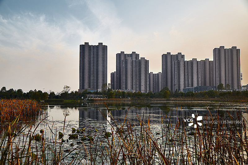 芜湖市三山区西湖湿地公园图片素材
