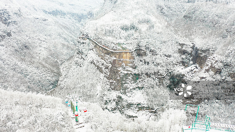 《福宝山雪景》图片素材
