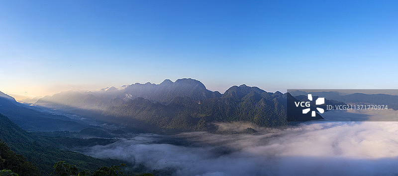 黎明时分，越南蒲銮自然保护区图片素材