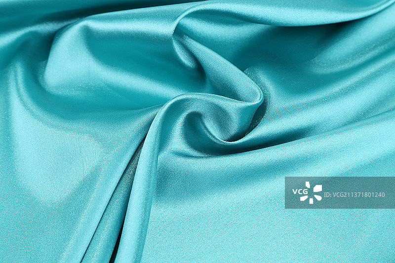 柔软的褶皱和亮蓝色丝绸，摩尔多瓦图片素材