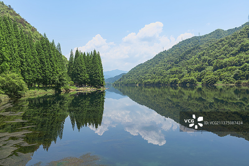 杭州千岛湖自然风景图片素材
