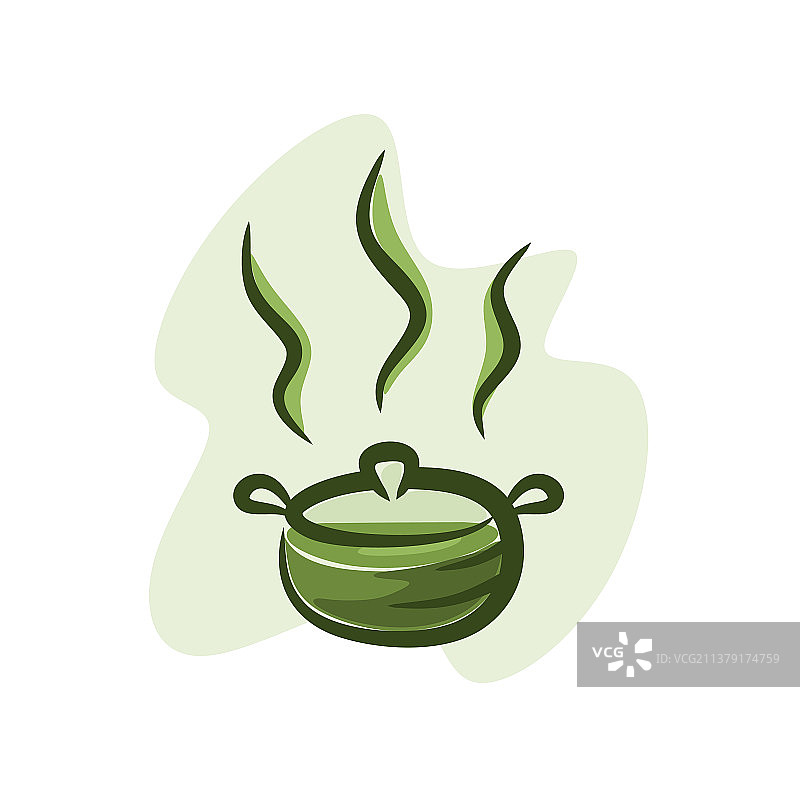火锅里的绿茶图片素材