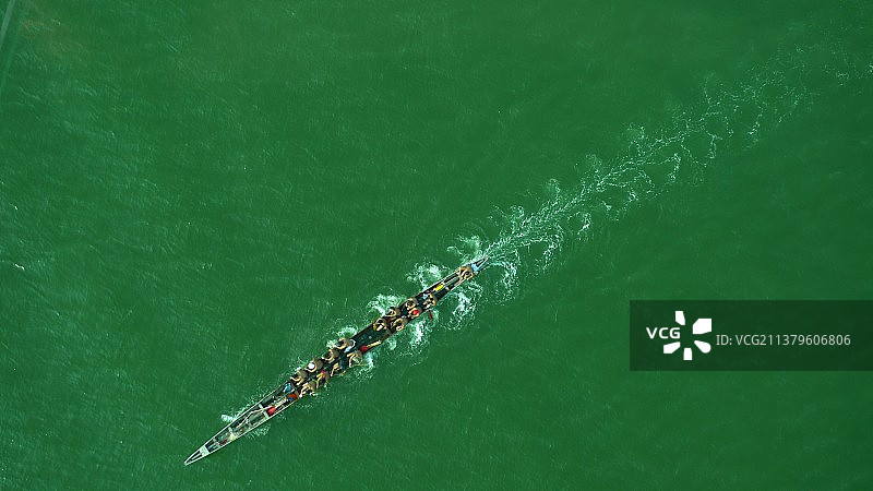 香港龙舟航拍图片素材