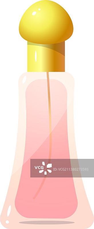 香水淡粉色瓶子iconraster图片素材