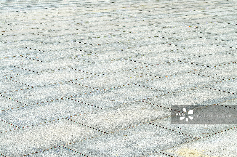 中国广场公园上重复的砖地地面，户外白昼无人图像摄影图片素材