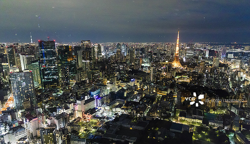东京塔夜景图片素材