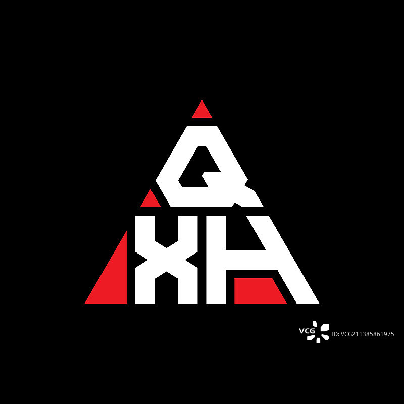 QXH三角形字母标志设计用三角形图片素材