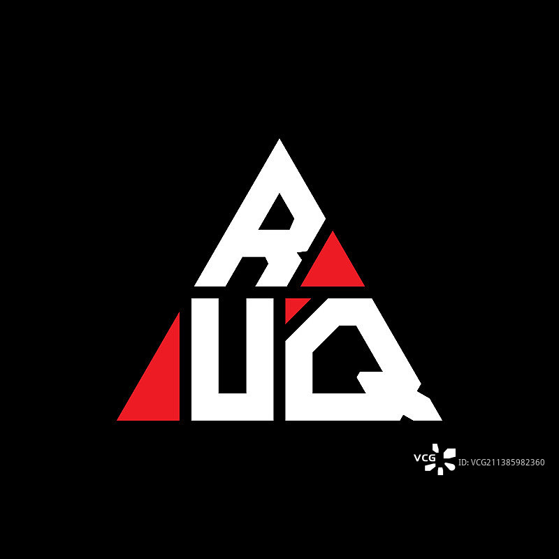 Ruq三角形字母logo设计用三角形图片素材