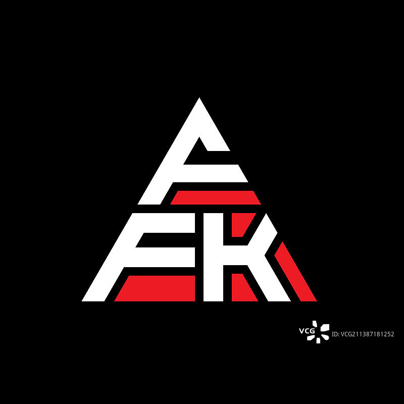 FFK三角形字母标志设计用三角形图片素材