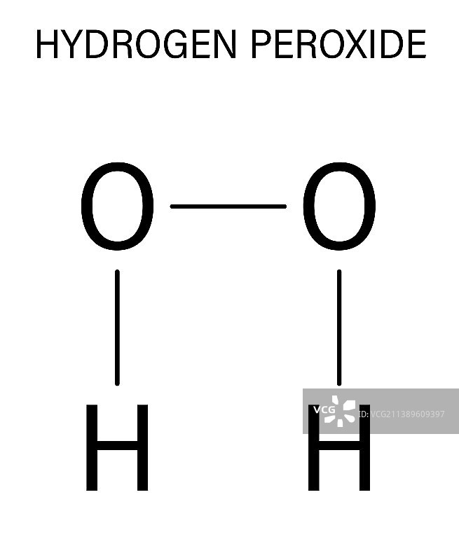 过氧化氢分子骨架公式图片素材