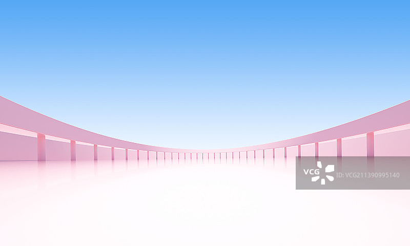 3d现代空间广场平台背景图片素材
