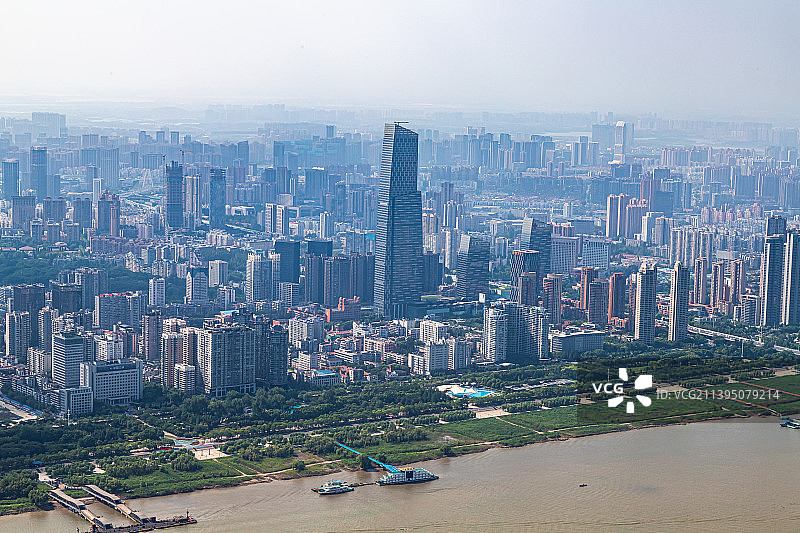 武汉城市天际线图片素材