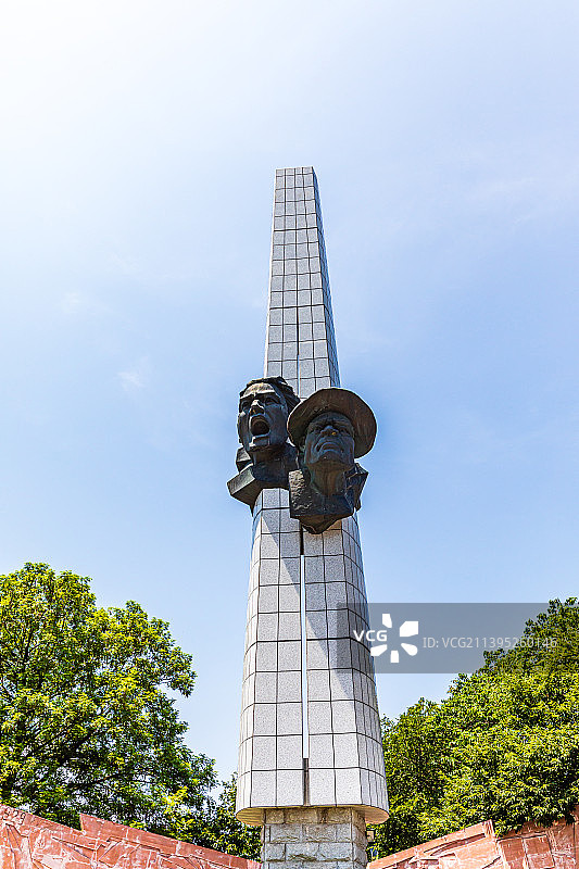 安徽六安六霍起义纪念塔图片素材