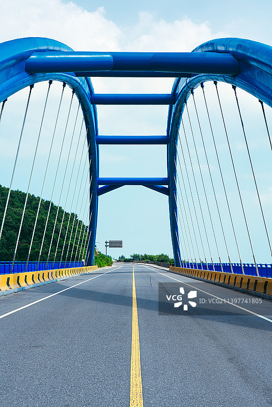 现代桥梁路面图片素材