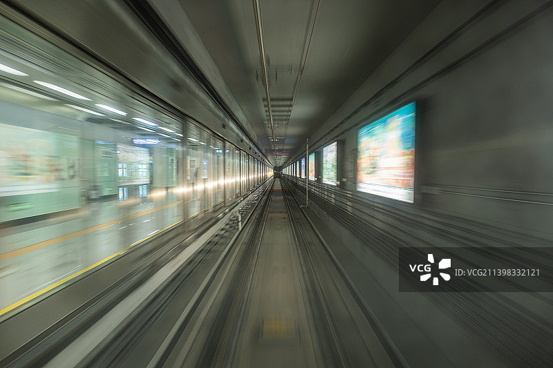 深圳地铁20号线隧道图片素材