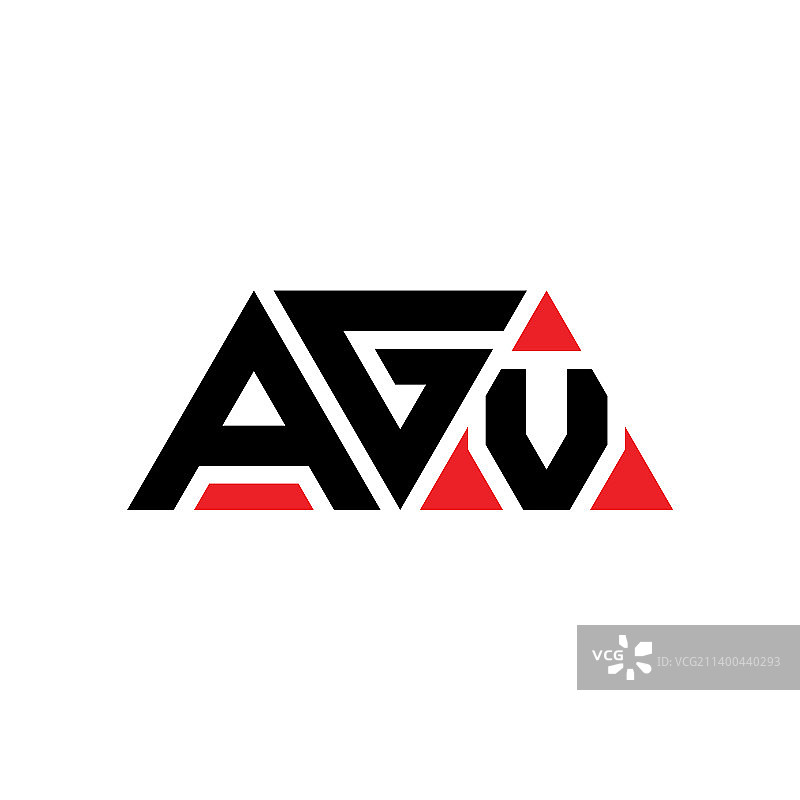 Agv三角形字母标志设计用三角形图片素材