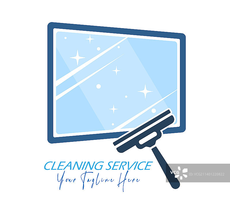 清洗服务窗口和清洗工具a图片素材