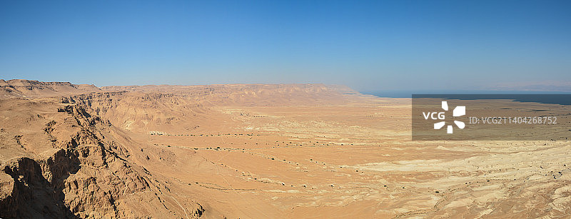 死海附近的犹太沙漠图片素材