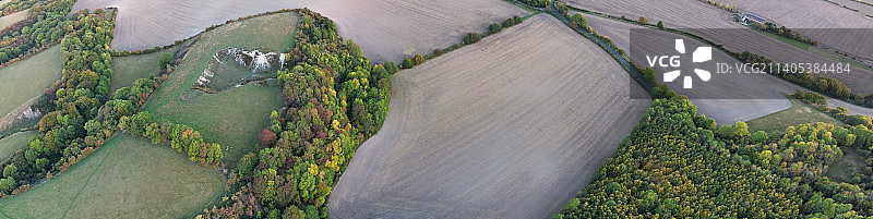 高视角的农业领域，英国，英国图片素材