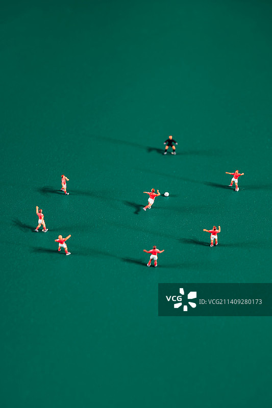 微距创意拍摄足球运动图片素材