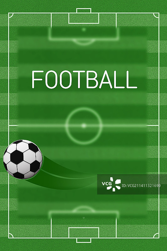 足球运动足球场插画图片素材