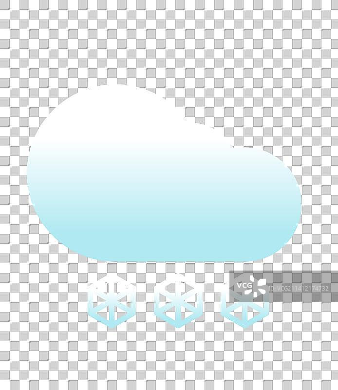 天气矢量元素icon图标 大雪图片素材