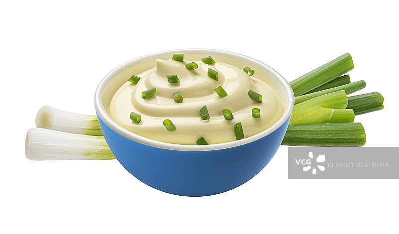 白色背景下碗里的蔬菜特写图片素材