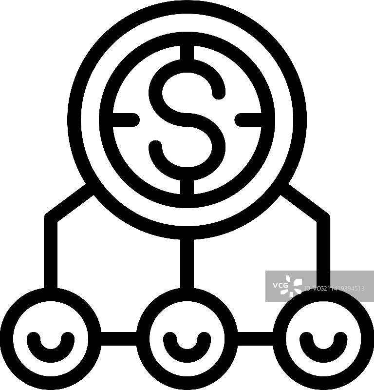 货币方案图标概述业务代理图片素材