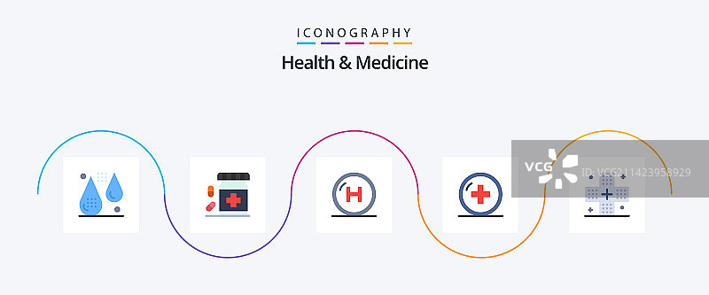 健康和医药平5图标包包括图片素材