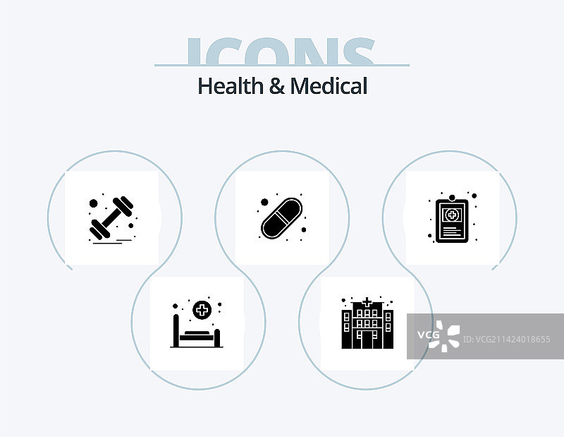 健康和医疗符号图标包5图标设计图片素材