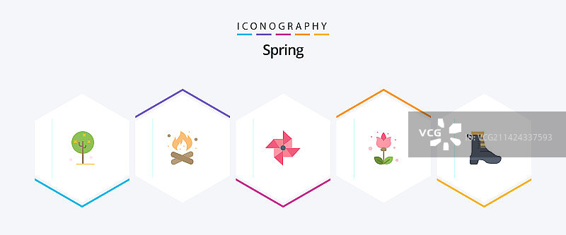 春季25平图标包包括活动图片素材