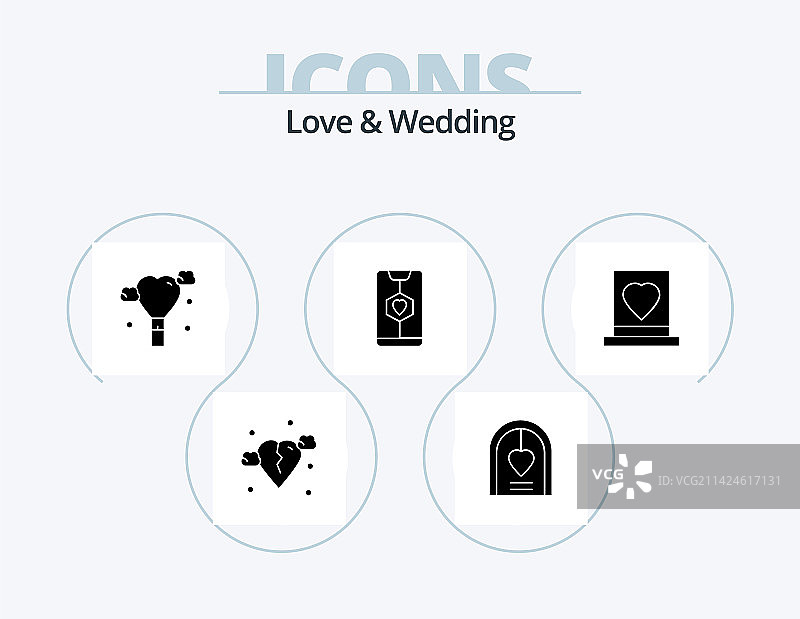 爱情和婚礼象形文字图标包5图标设计图片素材