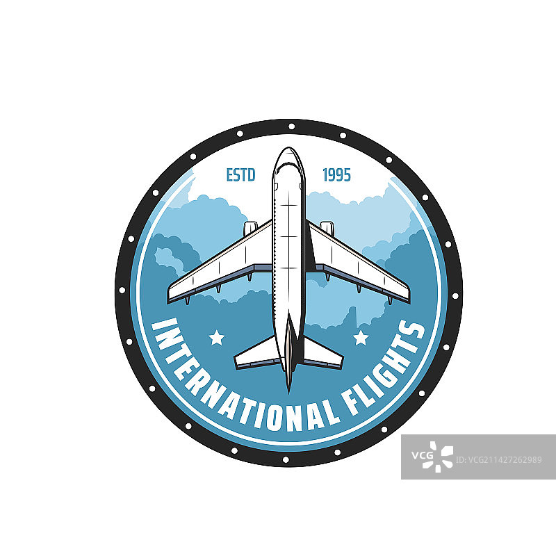 国际航班，航空公司或飞机旅行图片素材