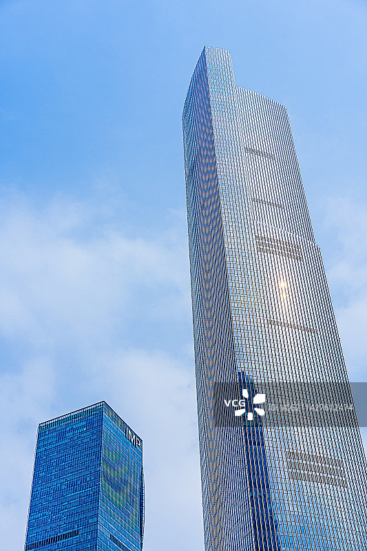 广州白昼城市建筑经济金融区图片素材
