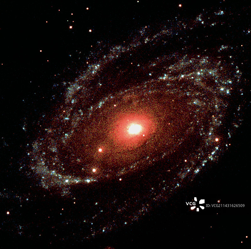 螺旋星系M81，紫外图像图片素材