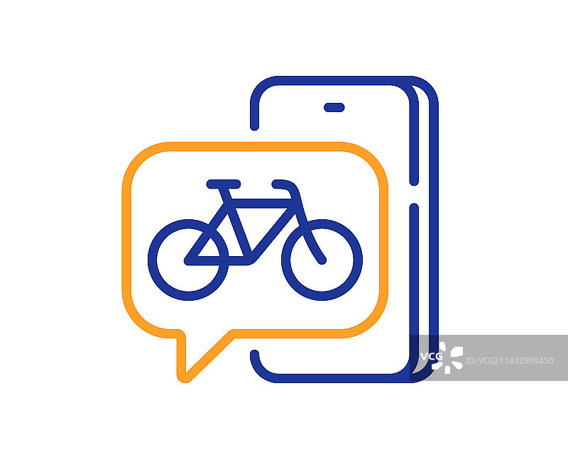 自行车应用线路图标城市自行车交通标志图片素材