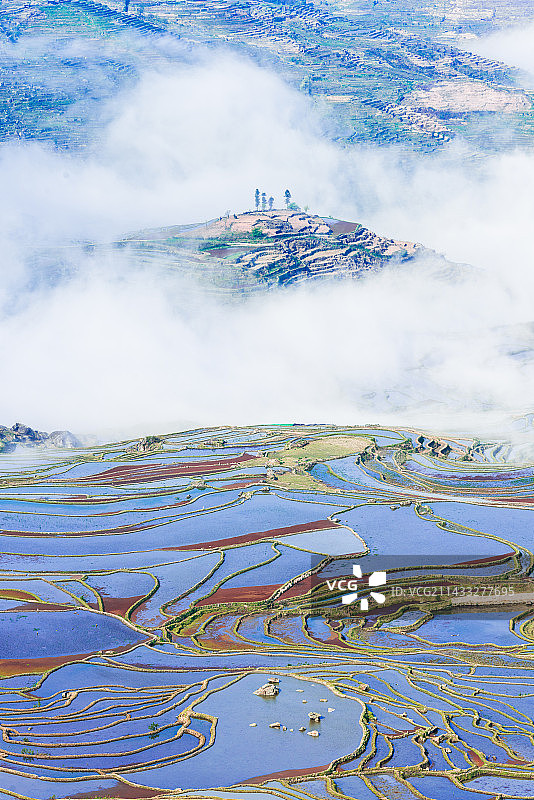 中国云南红河州元阳梯田风光图片素材