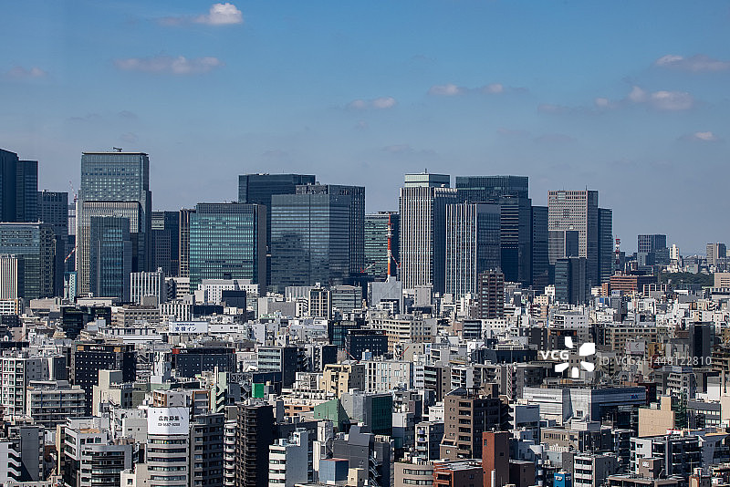 日本东京天际线图片素材