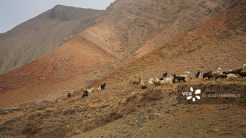 新疆喀什乌恰附近的古道图片素材