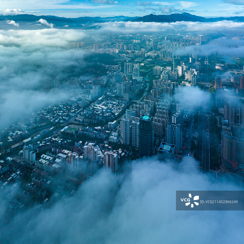 中国福建龙岩城市风光图片素材