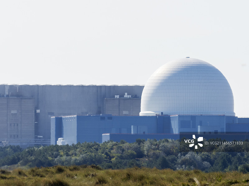英国萨福克郡的Sizewell核电站图片素材