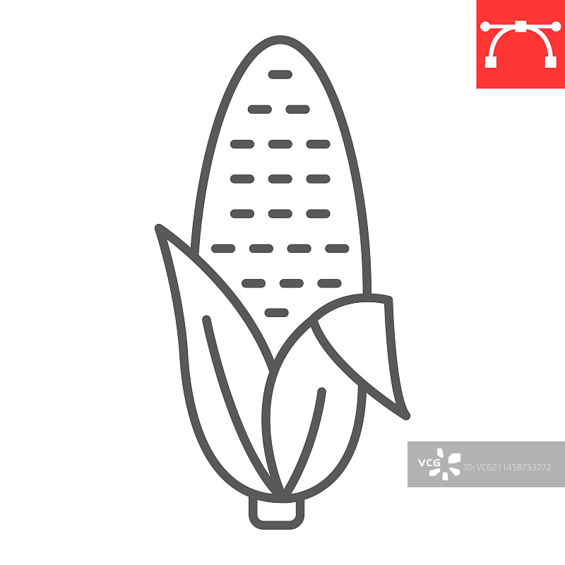 玉米线图标图片素材