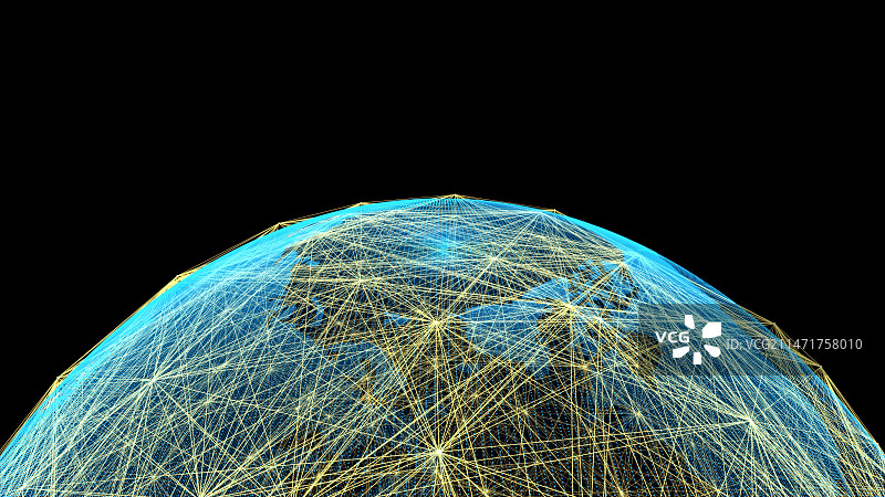 数码科技地球全球网络数据通讯图片素材
