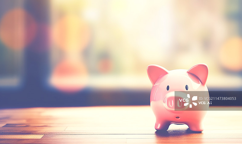 【AI数字艺术】一个小猪存钱罐图片素材