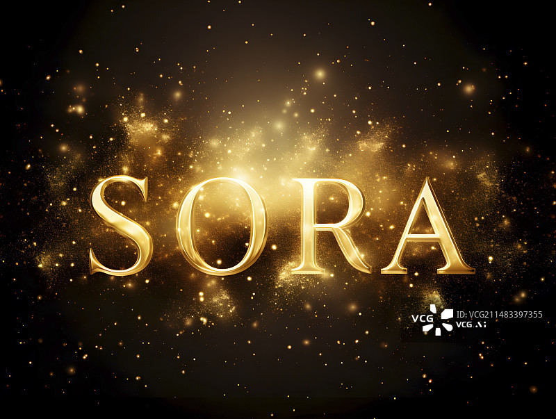 【AI数字艺术】“sora”艺术字体设计图片素材