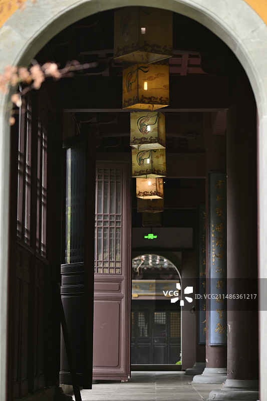 高丽寺拱门图片素材